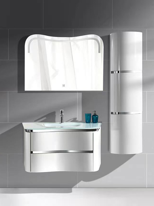 KP-5806 Mueble de baño de PVC moderno para hotel