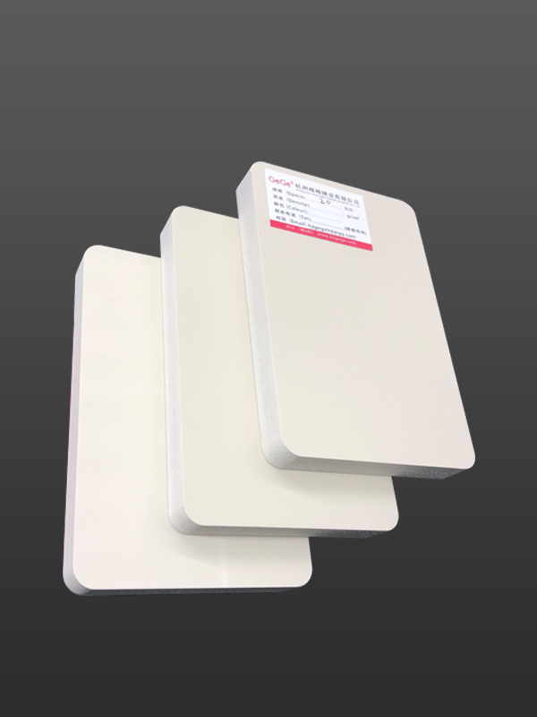 Tablero de espuma de pvc fino blanco de 20MM para decoración de paredes