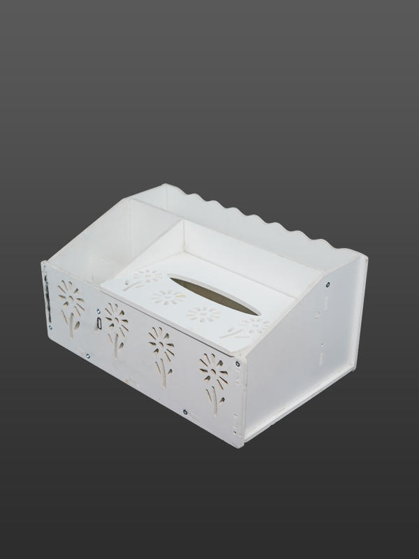 Caja de servilletas de papel de procesamiento de tablero de espuma de PVC tallado